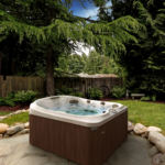 backyard jacuzzi hot tub install - Jacuzzi Hot Tubs of Calgary