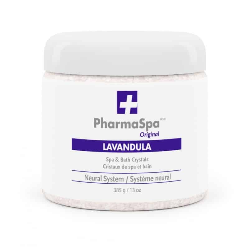 Original Crystal LAVANDULA is recommended for people with sleep deprivation, helps to relax and has a soothing and calming effect. Key ingredients in LAVANDULA are: Lavender - Is beneficial for relaxation and gives a soothing effect. French Lavender - Has a calming and soothing effect. Aloe Vera - Valuable moisturizing, healing and soothing effect. Vitamin E - A natural skin-conditioning agent and antioxidant. Epsom salts help drain toxins from your body and provide you with a wonderful sensation of well-being. Submerge yourself in this pleasant ambiance and let your body and soul drift into a state of pure euphoria. This product is specifically made for hot tubs and jetted baths. It will not damage filters, jets, and pipes or unbalance the chemistry of the hot tub water. Keep out of reach of children and pets. For external use only. Not tested on animals. Spas / Hot Tub - add 1 to 2 capfuls for approximately every 500 gallons of water Bath / Whirlpool Bath - add 1/2 to 1 full capful Foot Bath - add 1/2 to 1 full tablespoon
