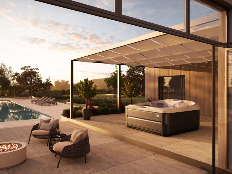 Hot tub enclosure installation in Calgary