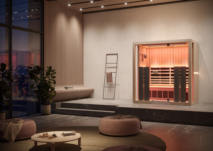 jacuzzi infrared home sauna installation